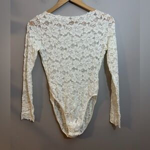 Vintage Victoria’s Secret Lace Bodysuit Size Medium